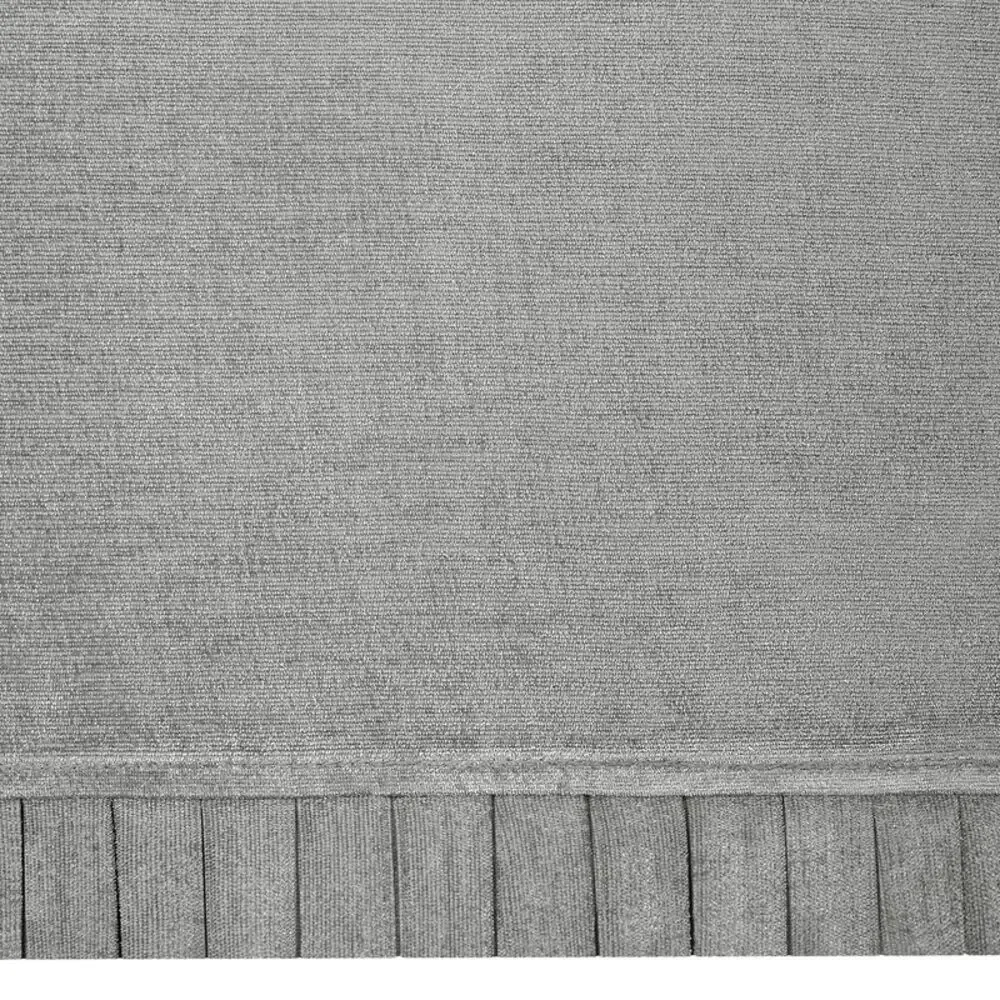 Achim Home Furnishing Bordeaux Silver Solid Pleated Window Curtain Panels : 52